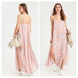American Eagle Pink Maxi Dress - size M